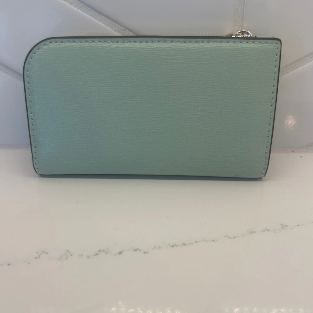 Kate Spade Mint Green Card Holder - Picture 3 of 9